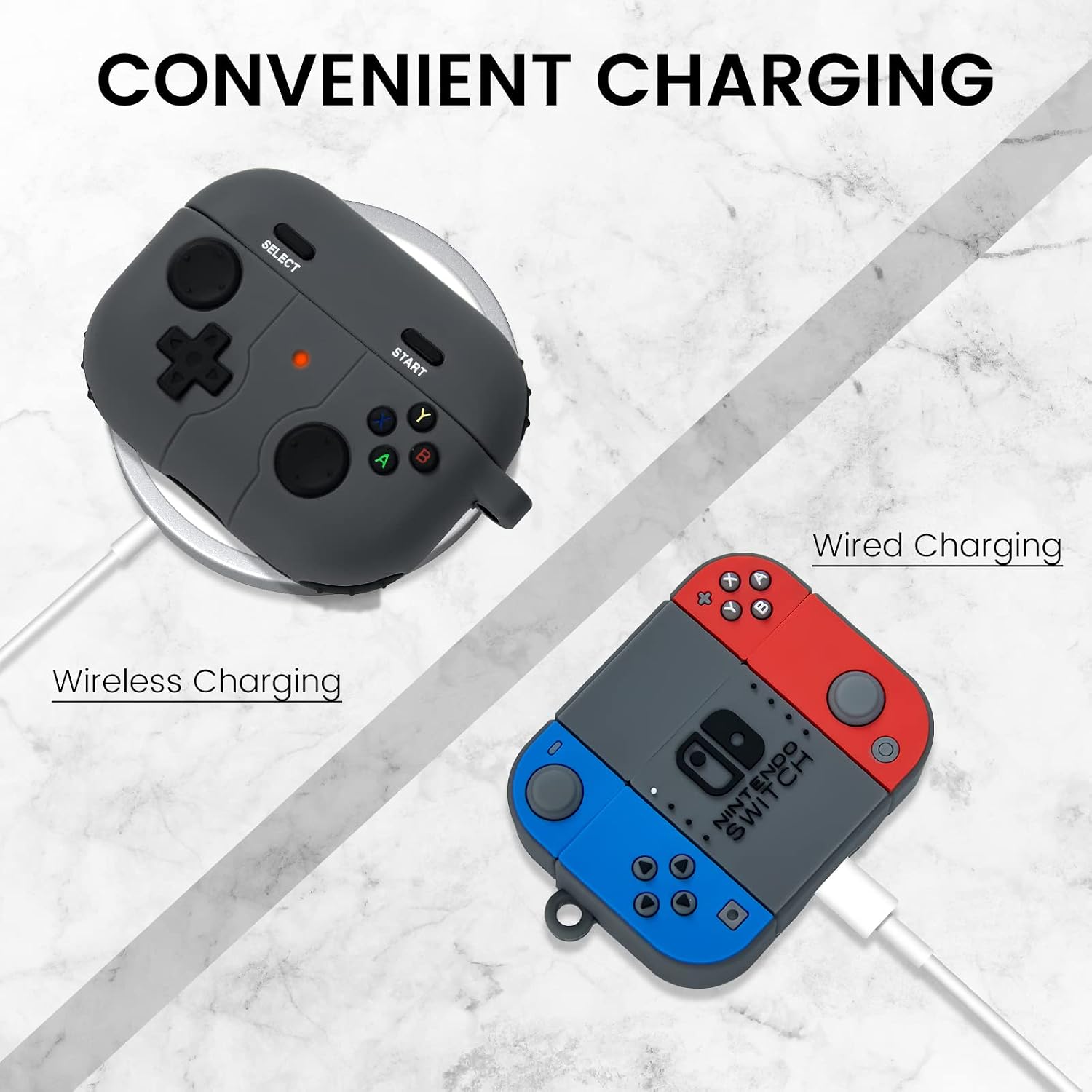 for AirPods Pro 2nd Generation Case Cover, 2 Pack
