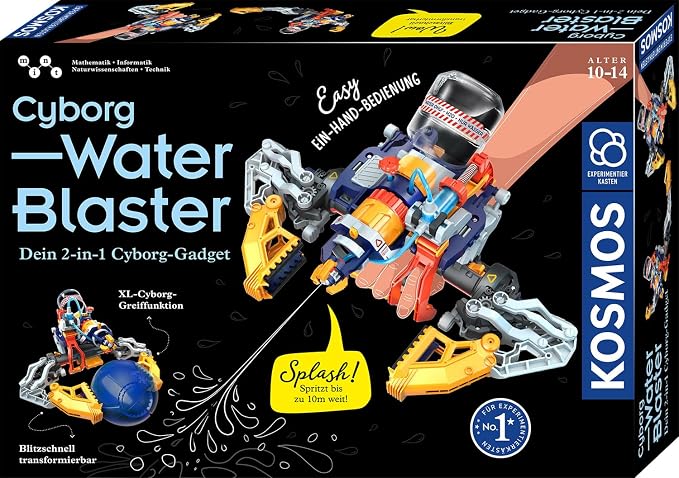 Cyborg Water-Blaster: Armarios de experimentación