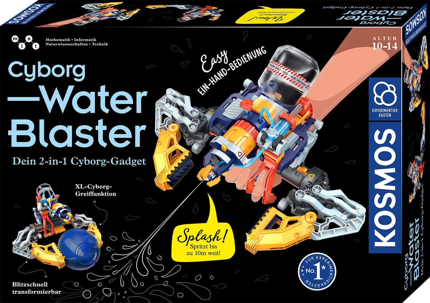 Cyborg Water-Blaster: Experimentierkasten