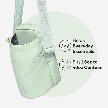 Corkcicle Cooler Sling Bag Crossbody Holder, Perfect for Holding 16 oz - 40 oz Canteen Water Bottle