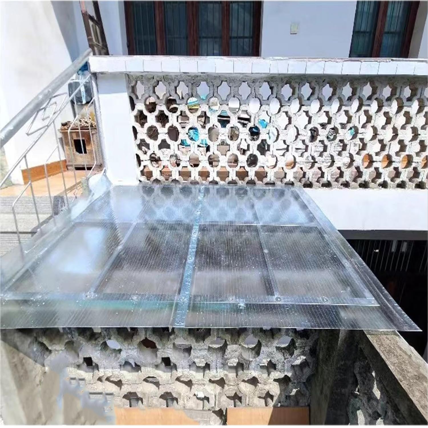 Paneles para Tejado Láminas de Policarbonato 1mm Planchas Transparente Impermeable Hojas de Plástico de Repuesto para Invernadero Cobertizo Garaje Exterior,Fácil de Doblar (1,5m x 4m)