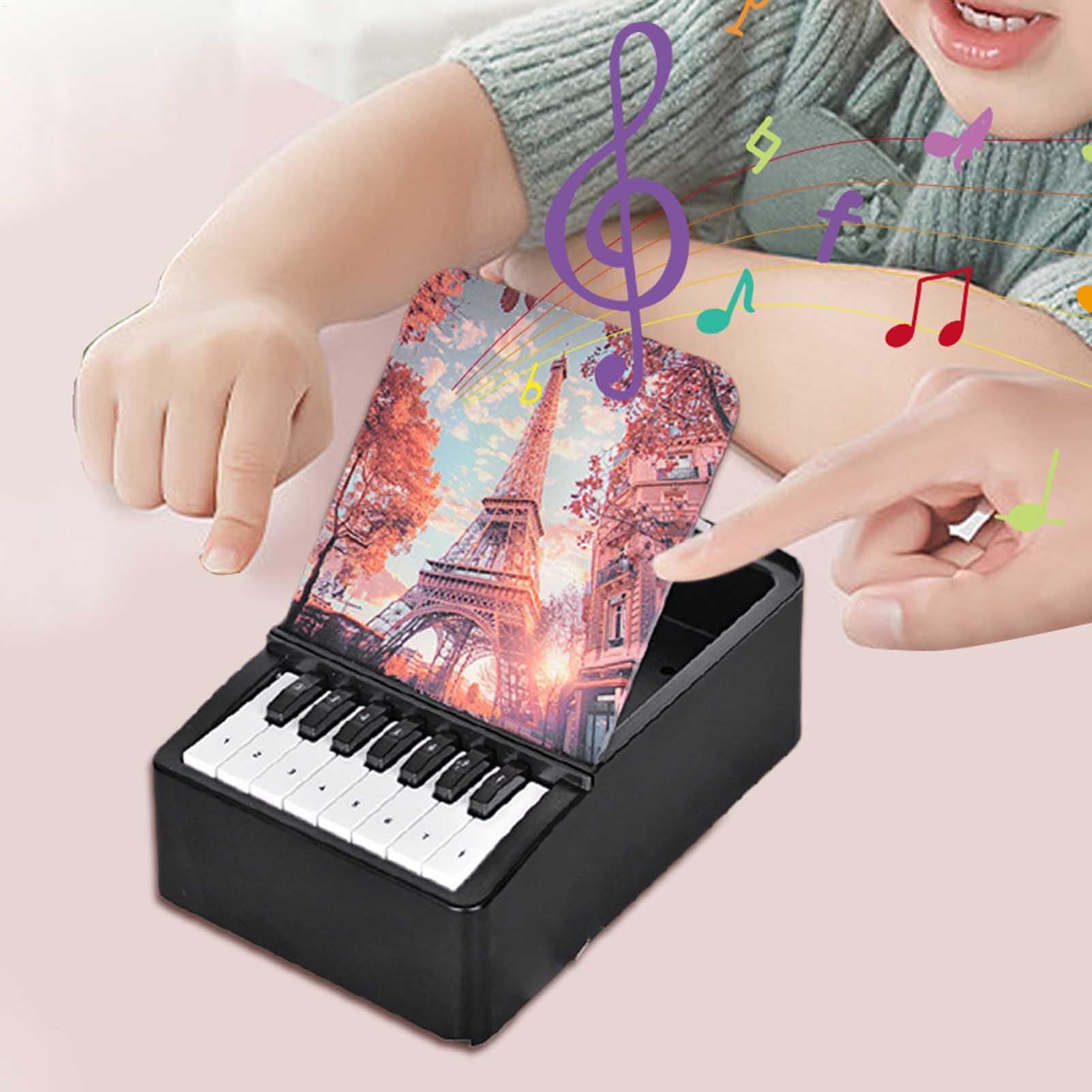 Monatskalender 2025 Batteriebetrieben Timer 32 Bekannte Lieder | Dekorativ 2025 Tischkalender Ästhetische Klavierdeko Für Musikliebhaber Geburtstag Weihnachten Männer Frauen Kinder