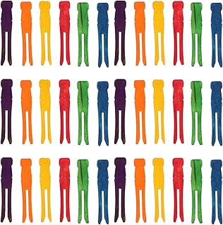 DECHOUS 50pcs Wooden Clothespins Vintage Dolly Pegs with Rounded Edges for Craft Laundry Outdoor Clothesline Home Kitchen Travel Natural Wood Clips