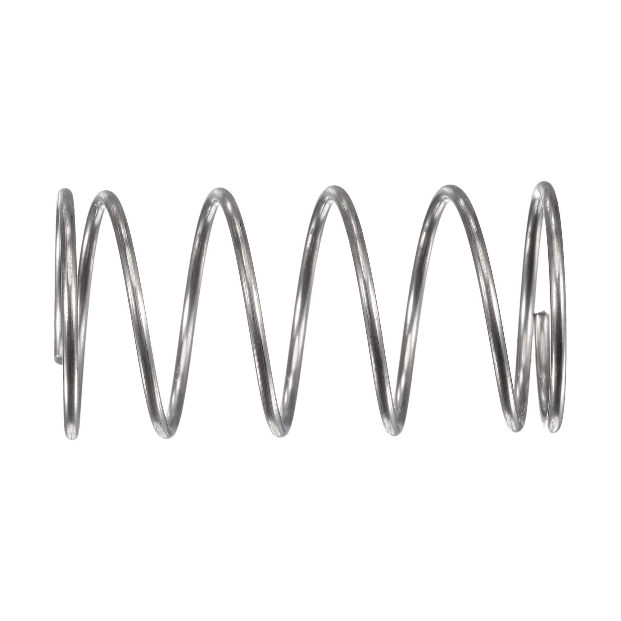 Molla Acciaio Inox 304 Molla Di Compressione In Acciaio Inox 304 - Lunghezza 305mm (12") - Diametro Filo Da 0.3mm A 2mm - Per Molleggiatura Fear Ps3 - Foto 6