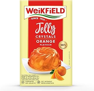 WeiKFiELD Since 1956 Veg. Jelly Crystal Orange 90Gm 3.2 Oz