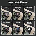 RK ROYAL KLUDGE N99 Wireless Mechanical Keyboard, Smart Display Screen & Knob, BT/2.4G/USB-C, 96% Hot Swappable Custom Keyboard, Pre-lubed Tactile Switches, Gasket Mount, RGB Gaming Keyboard
