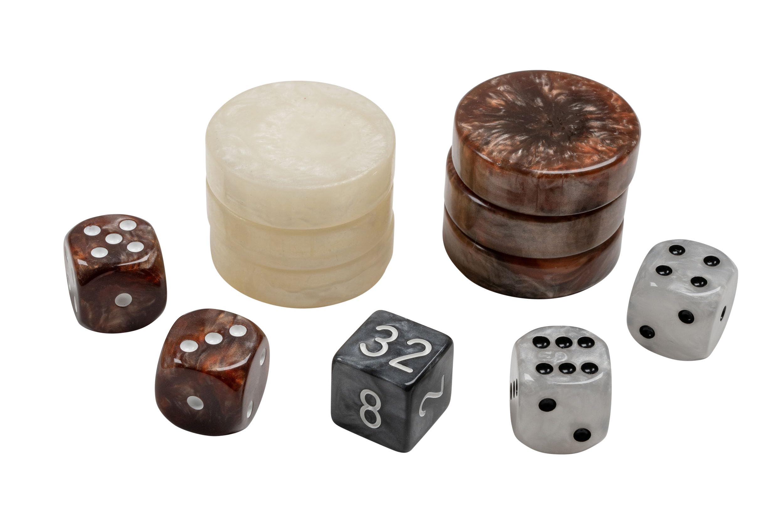 Philos GmbH & Co. KG Backgammon Sifnos grande con chiusura magnetica e intarsi in legno