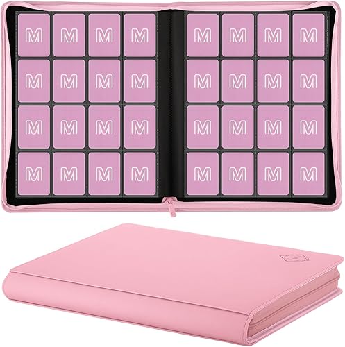 Miniatura 26 de Carpeta de Tarjetas Premium de 16 Bolsillos, Carpeta de Tarjetas de Intercambio Sostiene hasta 1000+ Tarjetas Álbum de Colección de Tarjetas 12