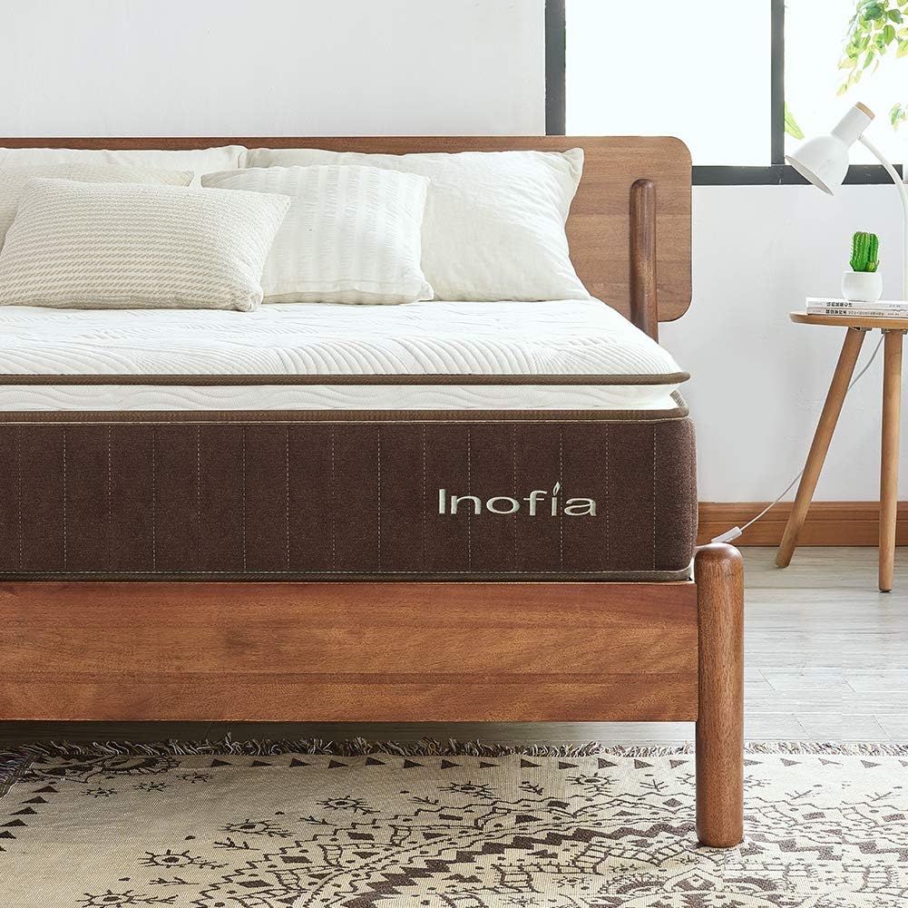 Inofia AIRMAX Mattress,7-Zone Memory Foam Mattress with Pocket Sprung,Pressure Relieving,Cooling Sleep,OEKO-TEX Certified,Mattress-in-a-Box and 10 Inch Height (Single (90x190x25cm))