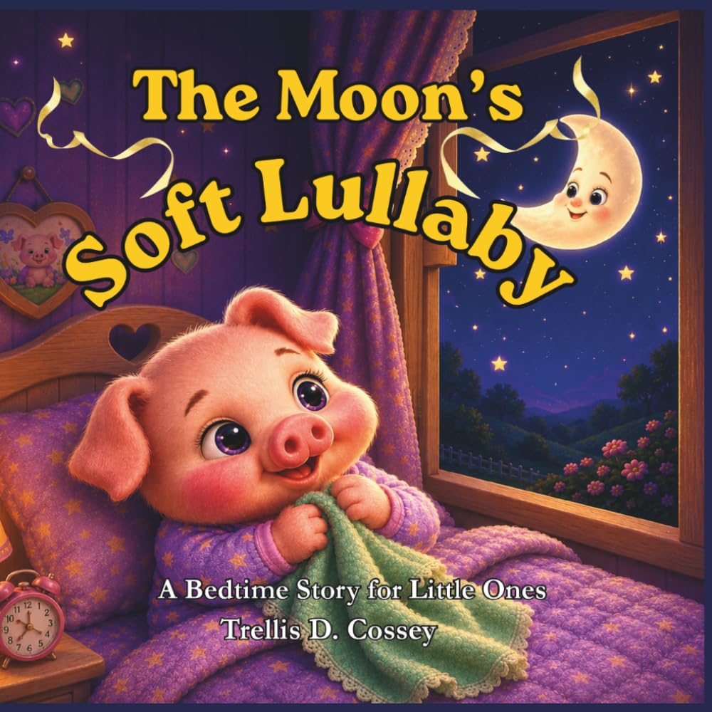 THE MOON'S SOFT LULLABY: A Bedtime Story for Little Piglets