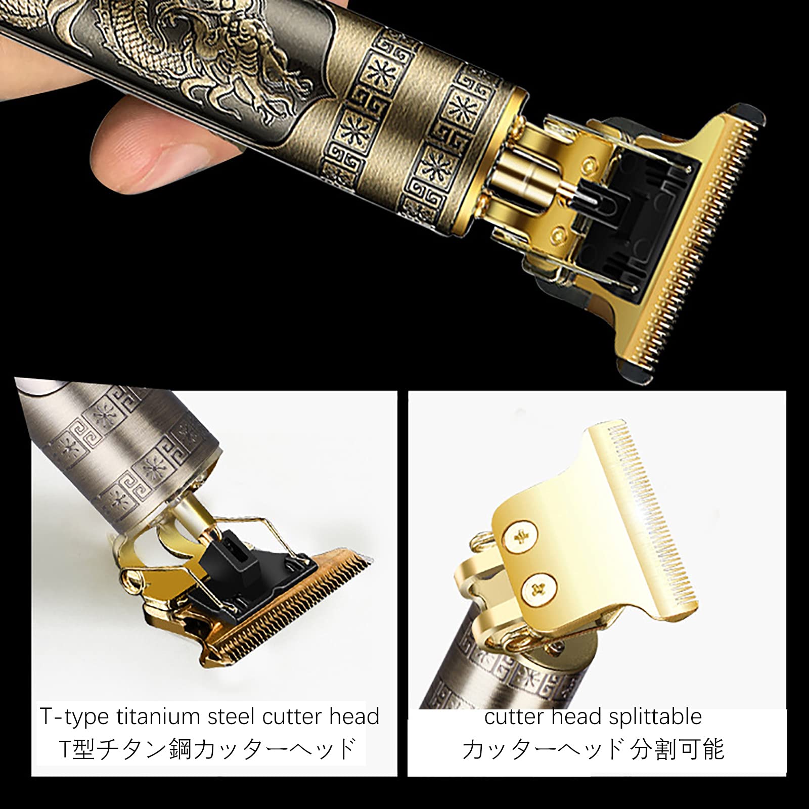 Amazon.co.jp: バリカン 散髪用 ヘアカッター ヒゲトリマー 充電・交流