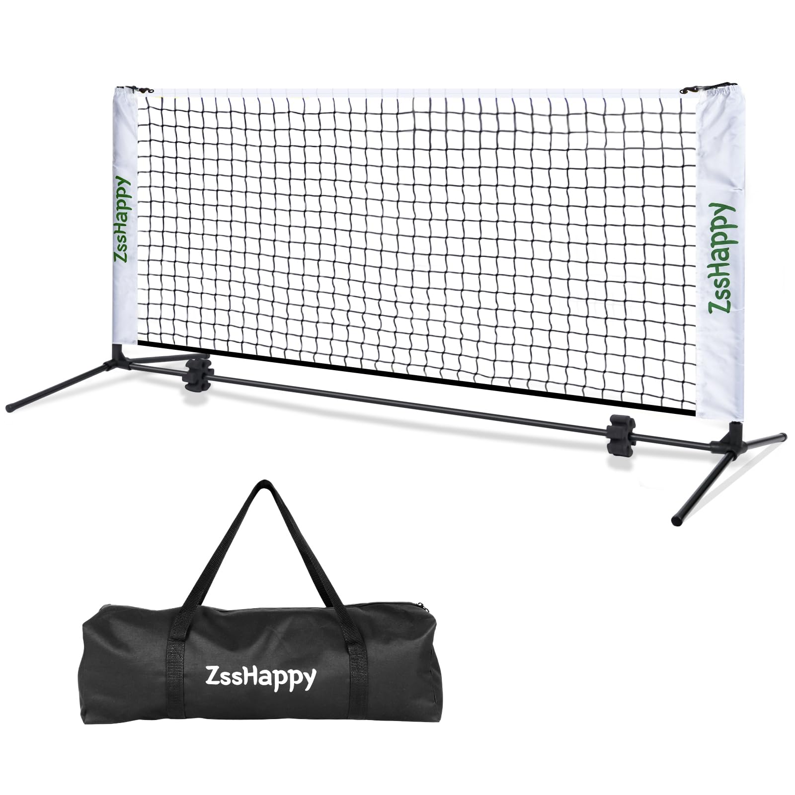 Photo 1 of ZSSHAPPY 6FT White Mini Pickleball Net, Portable Quick Setup Practice Net for Indoor Outdoor Driveway Dink Shots