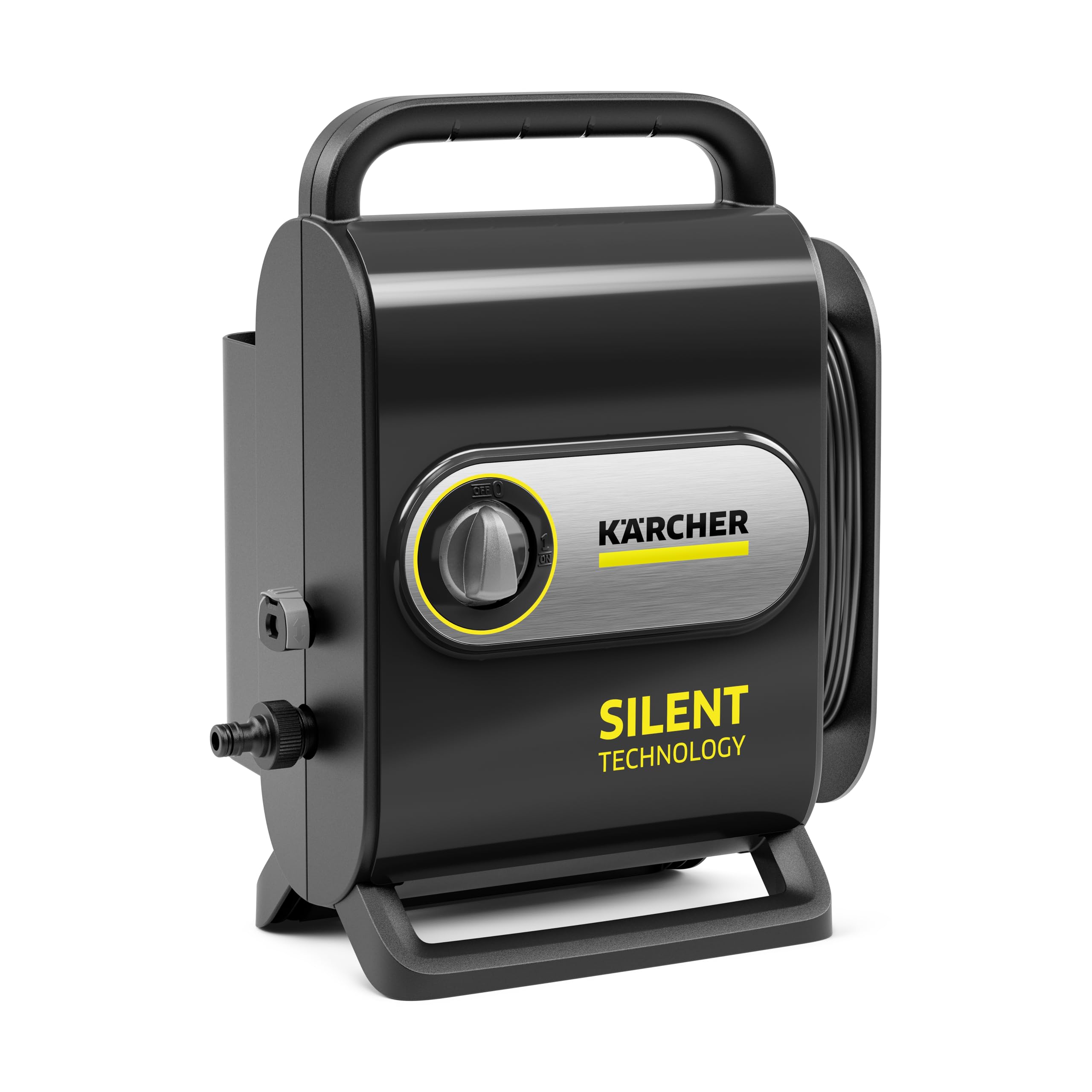 Kärcher Nettoyeur haute pression K Silent Anniversary Edition, pression max. 130 bar, débit max. 420 l/h, extrêmement silencieux, avec eco!Booster pour un nettoyage efficace, noir