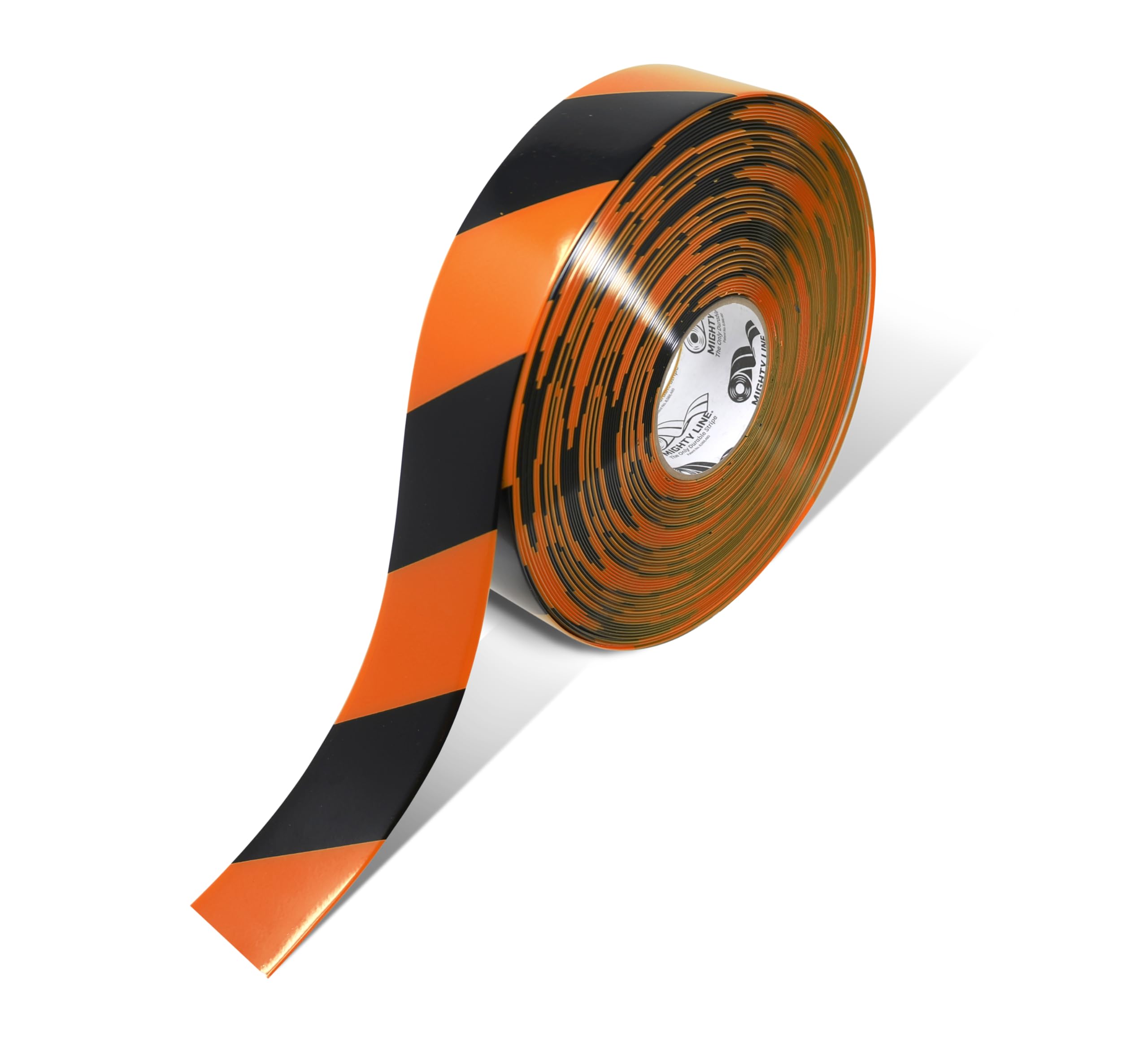 Mighty Line 2" Chevron Floor Marking Tape for Safety, Caution, Warning, Flooring, Heavy-Duty, Peel and Stick, Adhesive, Industrial Quality, 100' Roll,