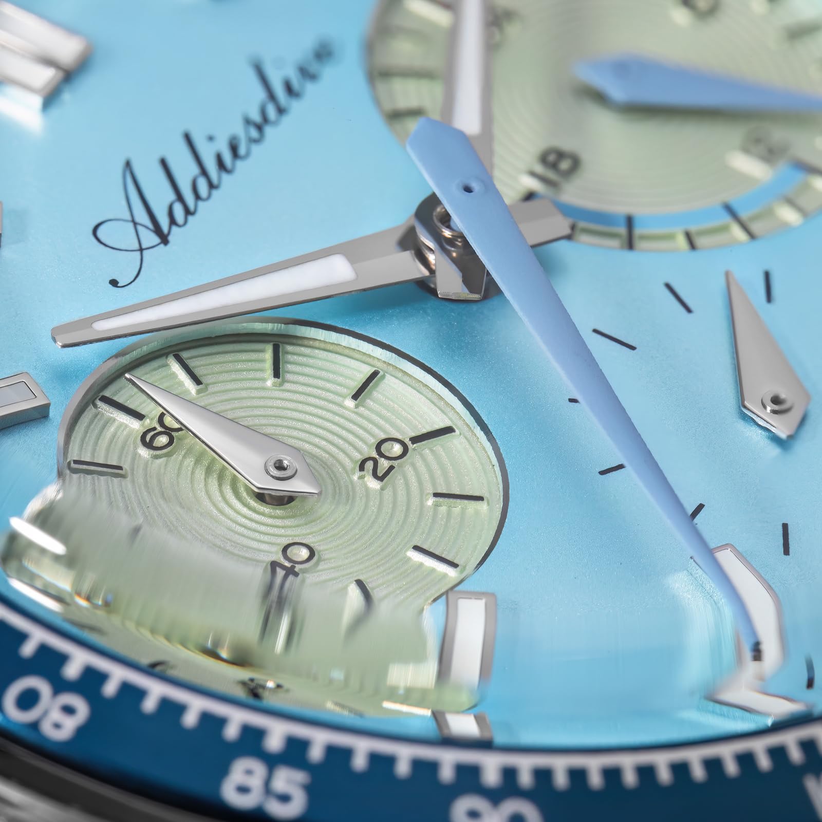 ADDIESDIVE Orologio da uomo con cronografo da corsa VK63 Movimento K1 Bubble Glass 100 M impermeabile BGW9 luminoso in acciaio inossidabile orologio da uomo alla moda