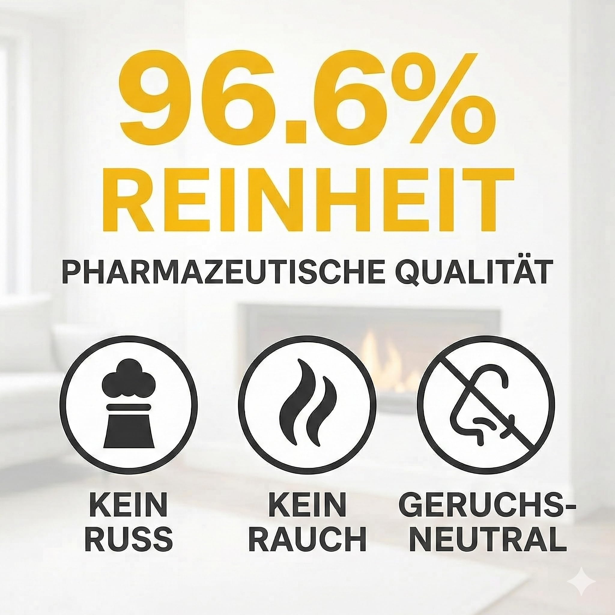 GiDeli Bioetanol 25L etanol 96,6% alcohol orgánico inodoro combustión limpia para chimenea interior y exterior