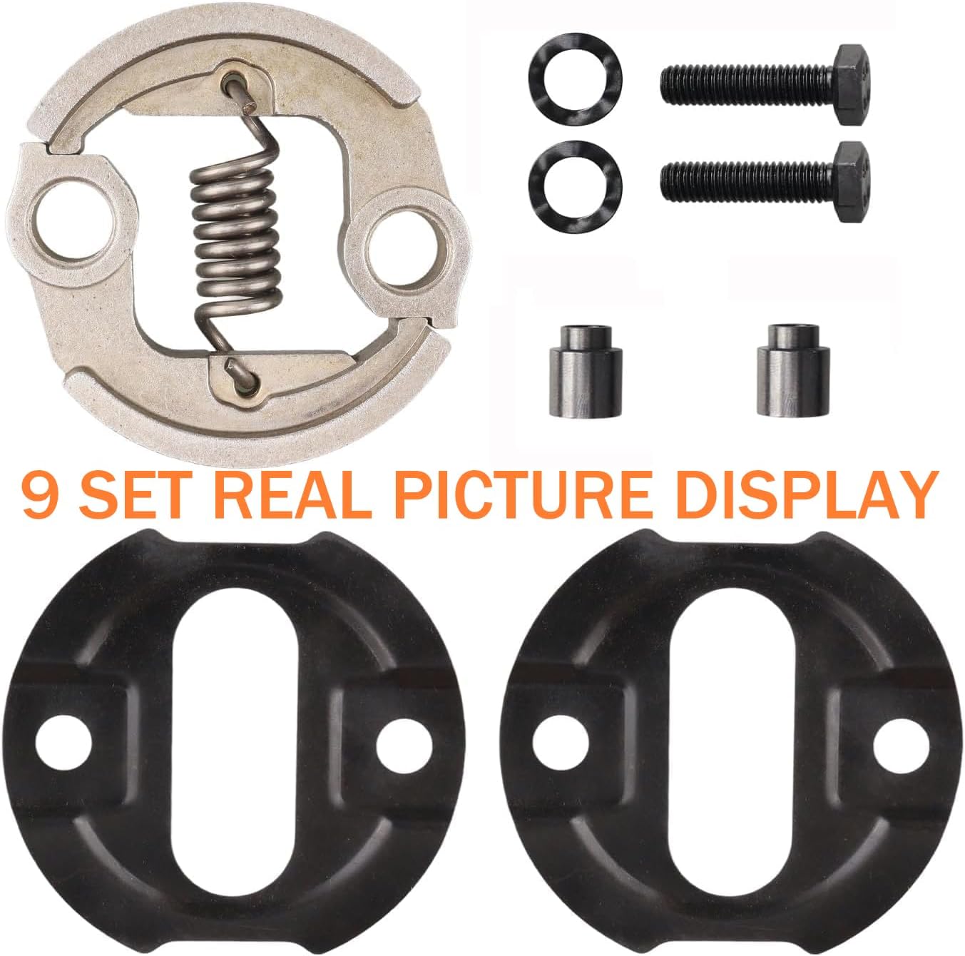 4149-160-2000 Clutch Assembly Set for Stihl FS91 FS94 FS111 FS131 KM91 KM131 Trimmer (9set)