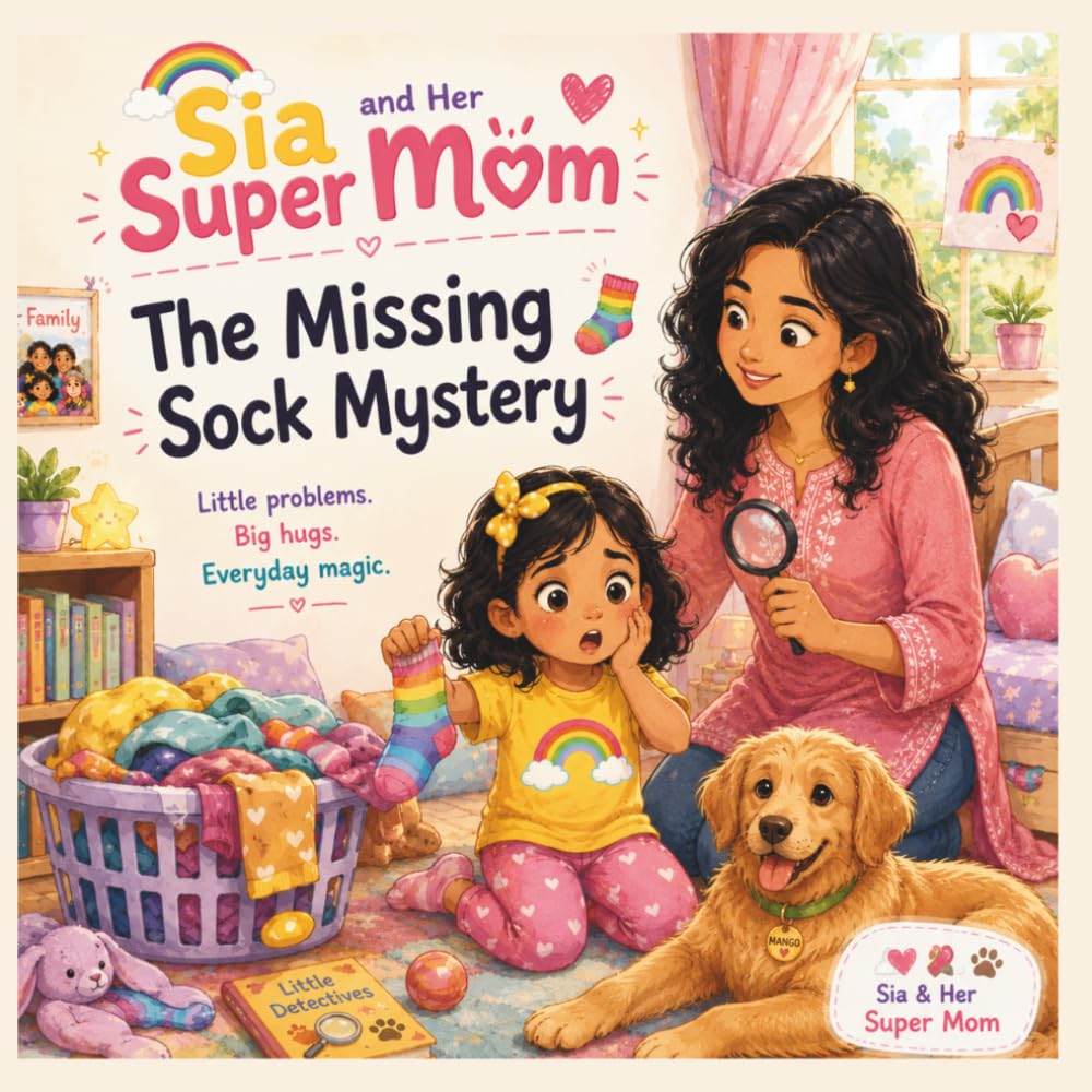 Sia & Her Super Mom: The Missing Sock Mystery