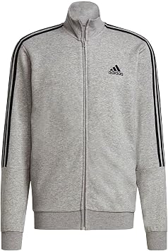 adidas Men's Basic 3-Stripes Fleece Tracksuit Tracksuit (Pack of 1)