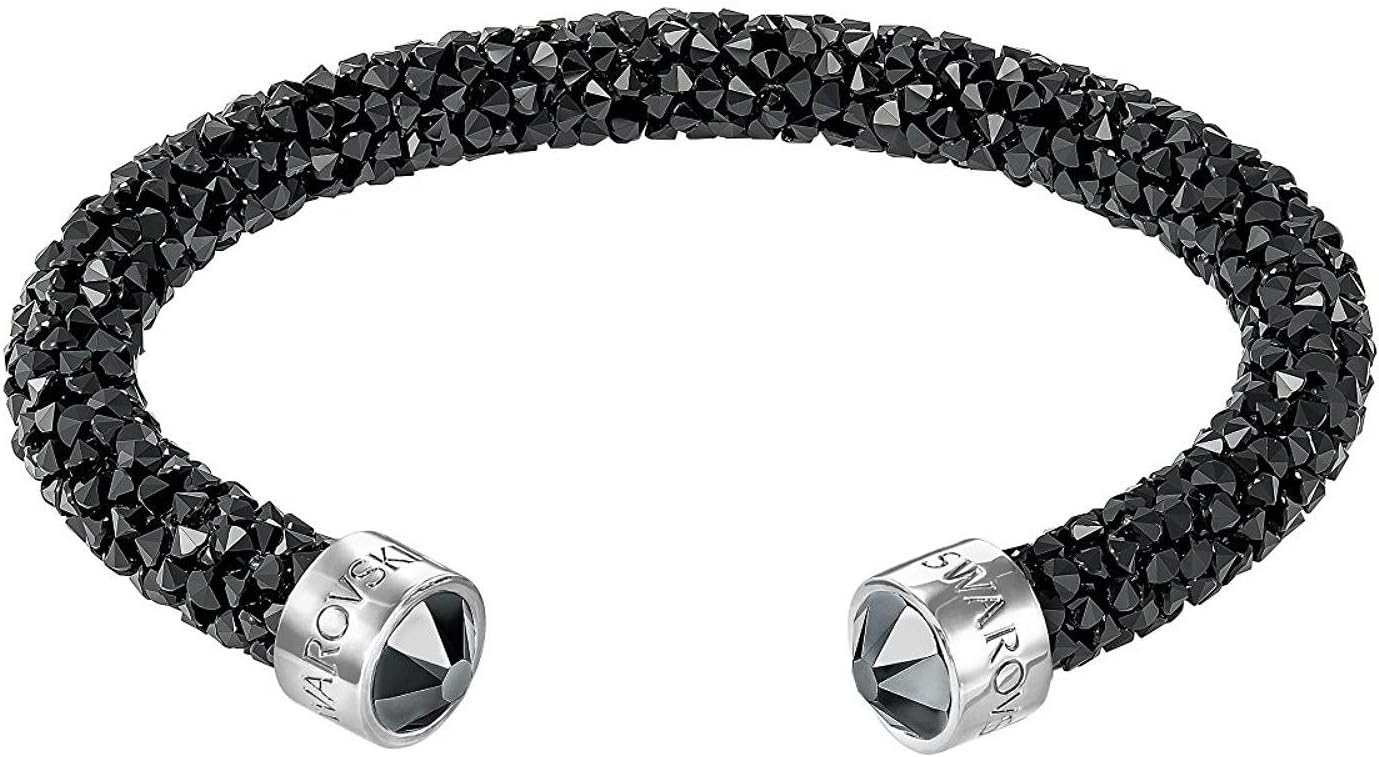 Swarovski Womens Crystaldust Cuff Bracelet Black One Malaysia