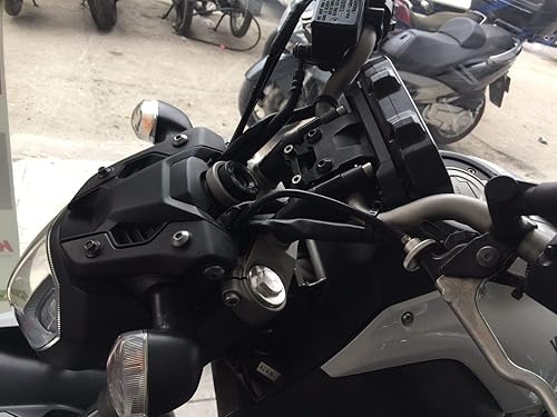 Miniatura 7 de MT07  Elevadores para Manillar de Yamaha MT07 Motocicletas - 0.984 in arriba - Negro