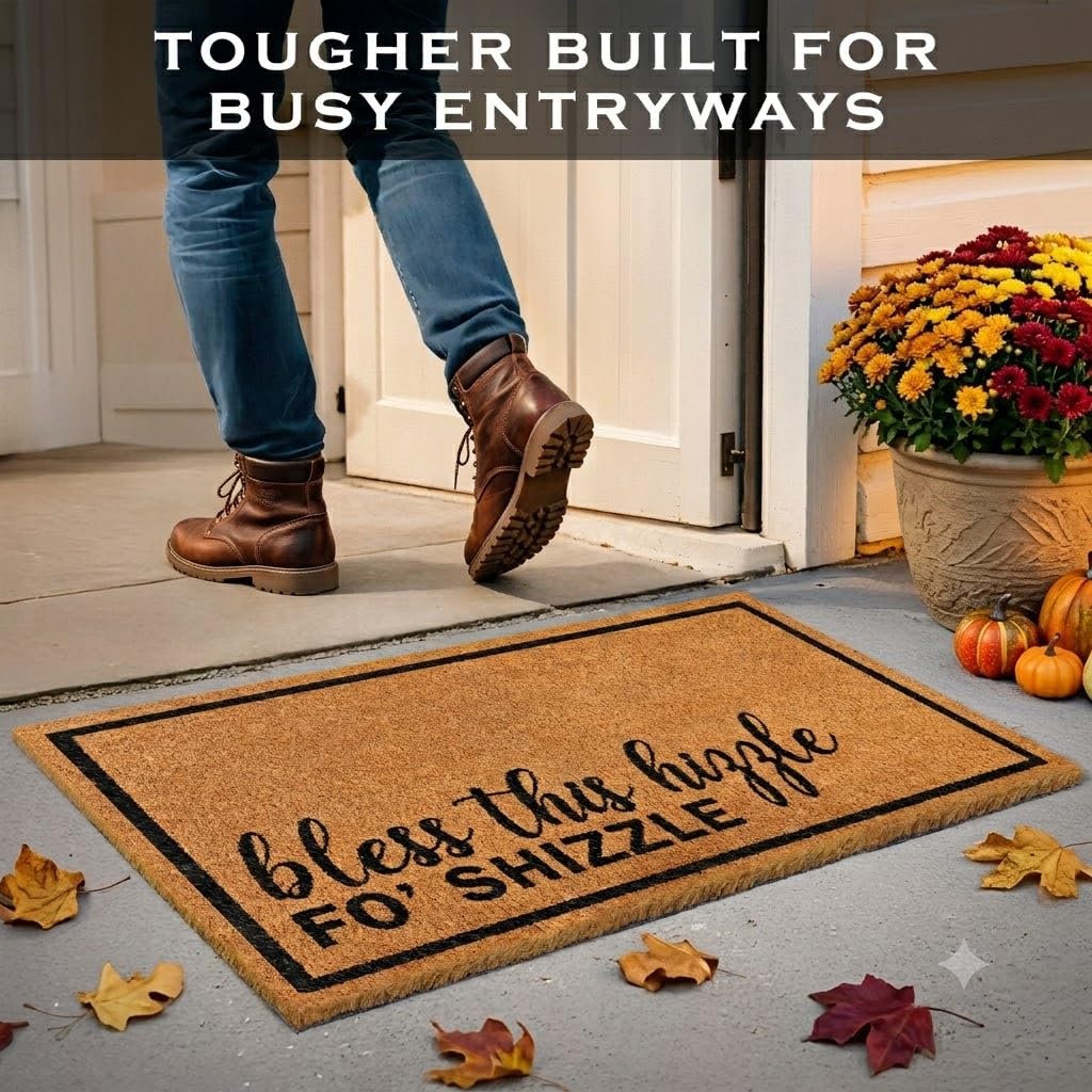 Bless This Hizzle Doormat - Funny Welcome Mat -3
