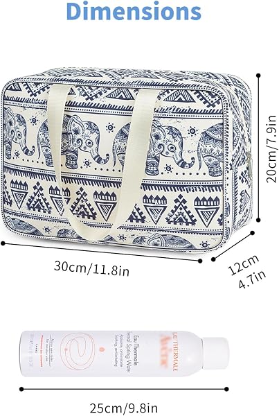 Narwey Trousse de Toilette Voyage Grande Trousse Maquillage Organisateur Accessoires Sac de Toilette Trousse Toilette Hommes Femmes - 4