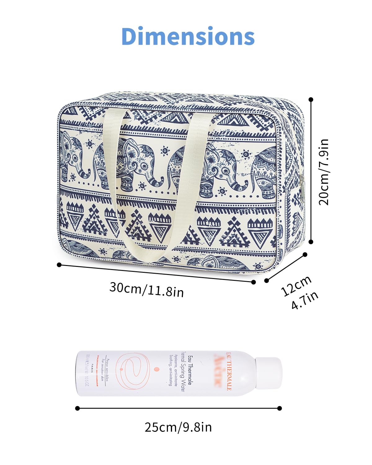 Narwey Trousse de Toilette Voyage Grande Trousse Maquillage Organisateur Accessoires Sac de Toilette Trousse Toilette Hommes Femmes - 4