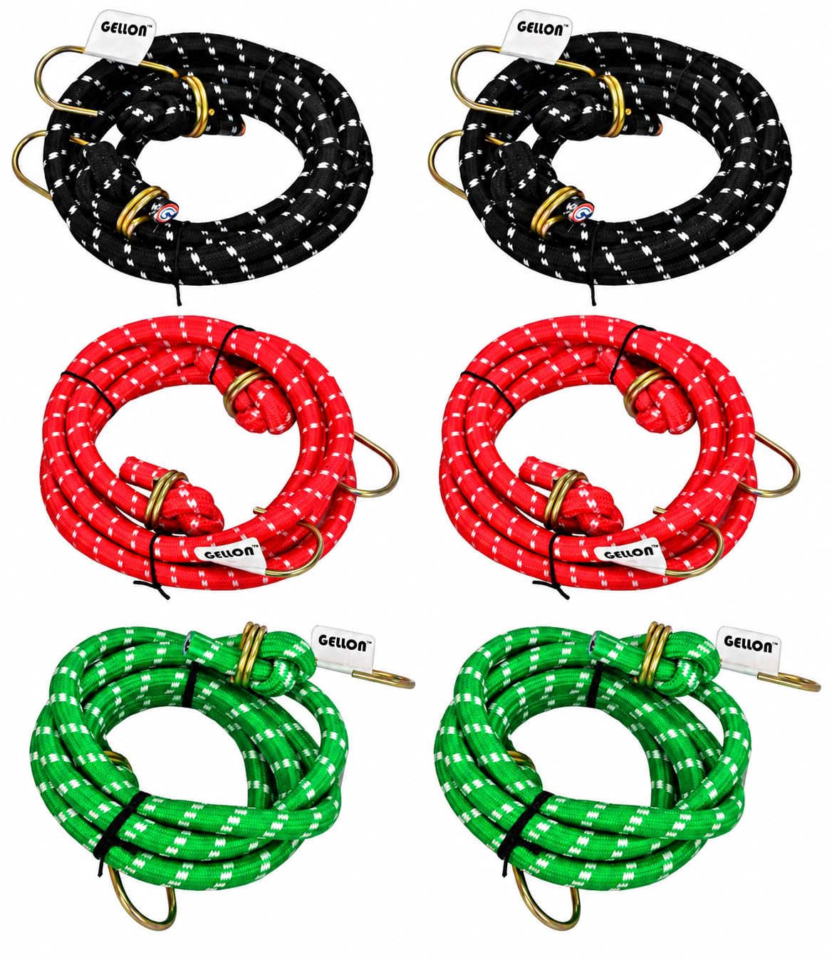 Gellon Bungee Cord, 6 Feet Stretchable Elastic Rope with Hooks, Extends Up to 9 Feet, Luggage Tying Rope for Bike, Car, Travel & Utility Pack of 1 — Amazon image 19