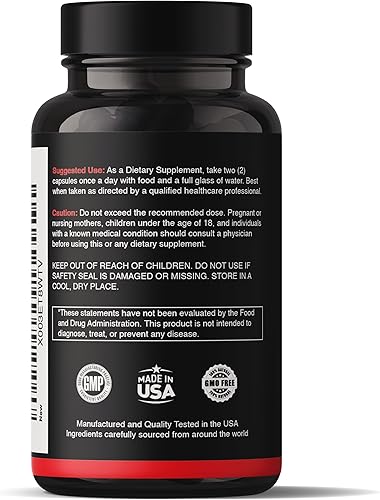 Miniatura 3 de Natgrown Raíz de maca negra + Panax ginseng en polvo cápsulas de 1500 mg con raíz de maca negra peruana y suplemento de Panax ginseng coreano para