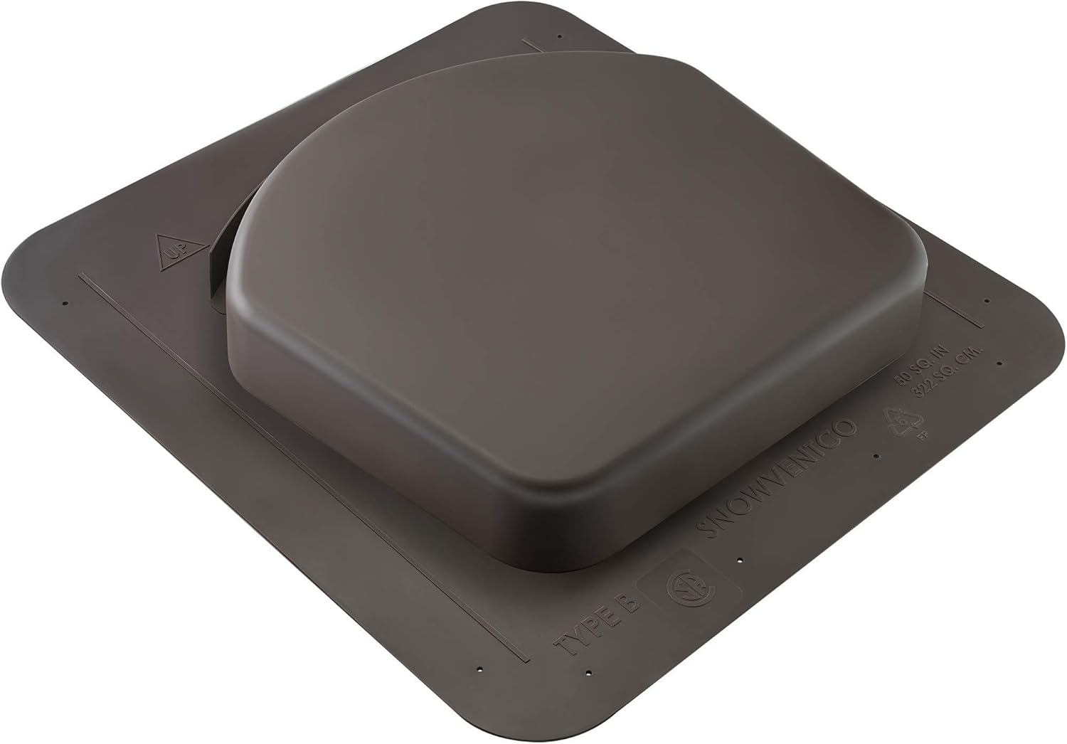 Lower Roof Intake Vent, 50 sq. in. (Brown)