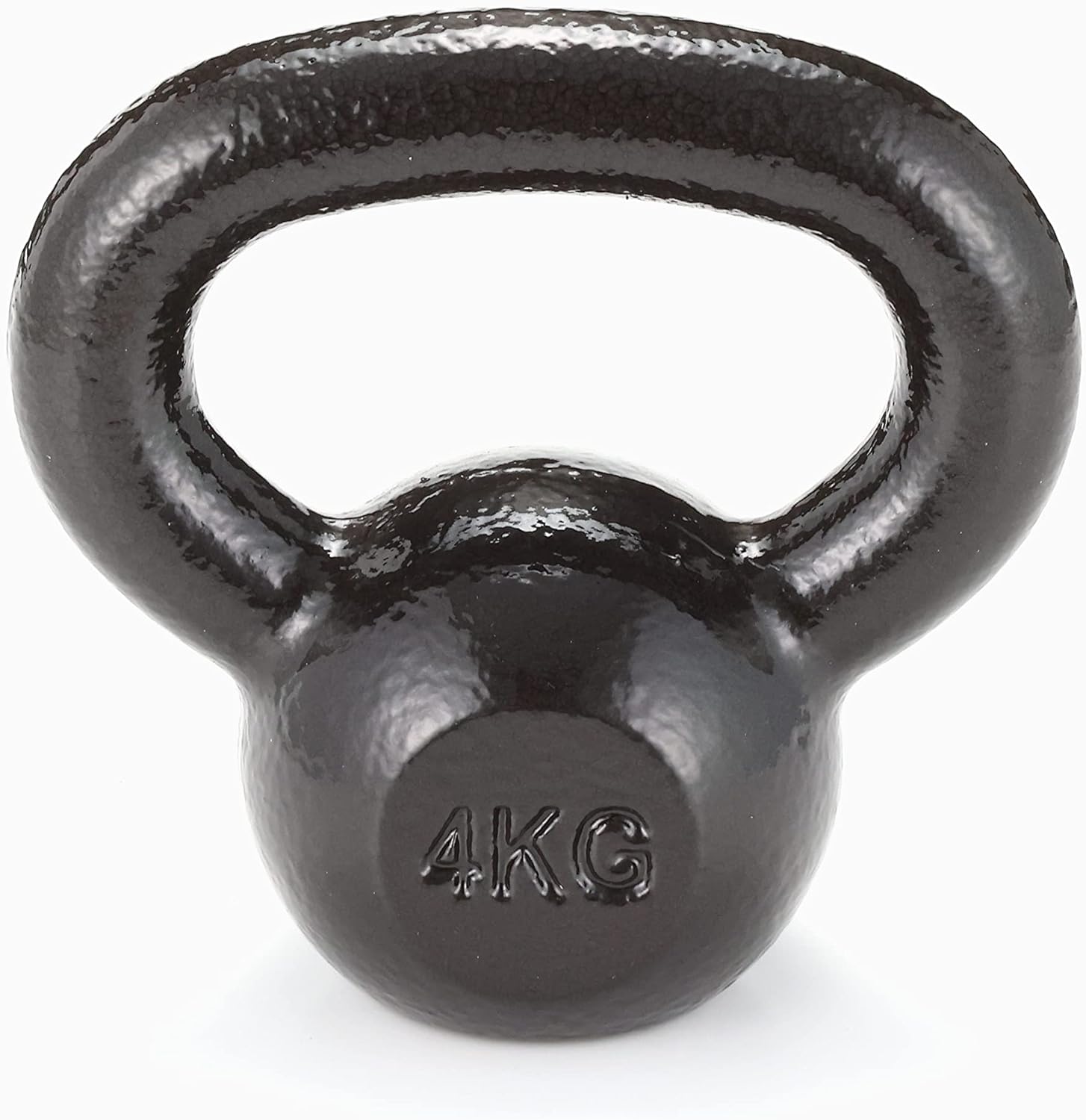  Basics Cast Iron Kettlebell with Enamel Finish, 30-Pound, Black : Sports & Outdoors