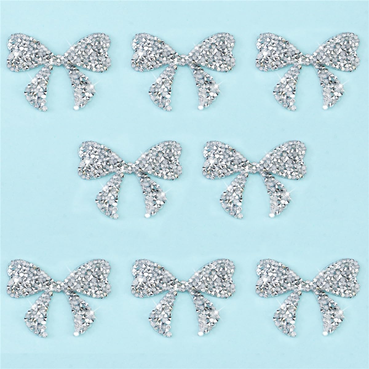 Écussons à coudre ou à repasser nœud papillon strass pour réparation vêtement pull et chapeau