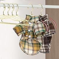 Vista 34 de Garment Rack Black Felt Hangers Mini Clothes Hangers 10Pcs Metal Doll Clothes Mini Doll ES Hanger Coat Accessories ES ES