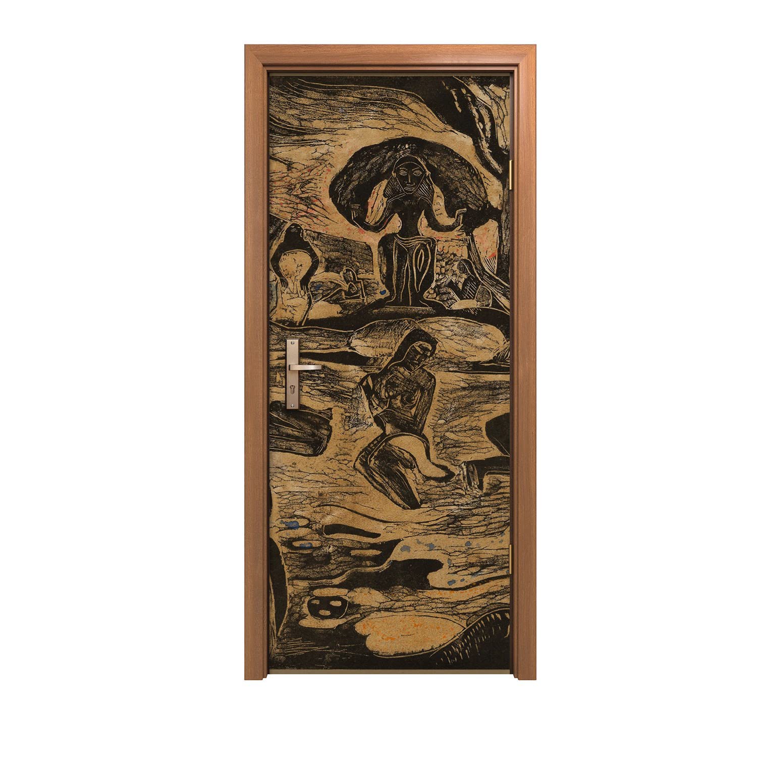 Autocollant de porte 90x200cm Gauguin - Décoration murale Mahana Atna