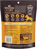 Vista 8 de Wellness CORE - Golosinas para cachorros, naturales, golosinas de entrenamiento, sin granos, carne de res Brainiac y pavo (bolsa de 6 onzas)