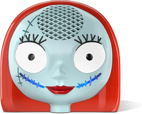Echo Dot Bundle: Includes Echo Dot (5th Gen, 2022 release) | Glacier White and Limited Edition, Disney Tim Burton’s The Nightmare Before Christmas Sally Stand