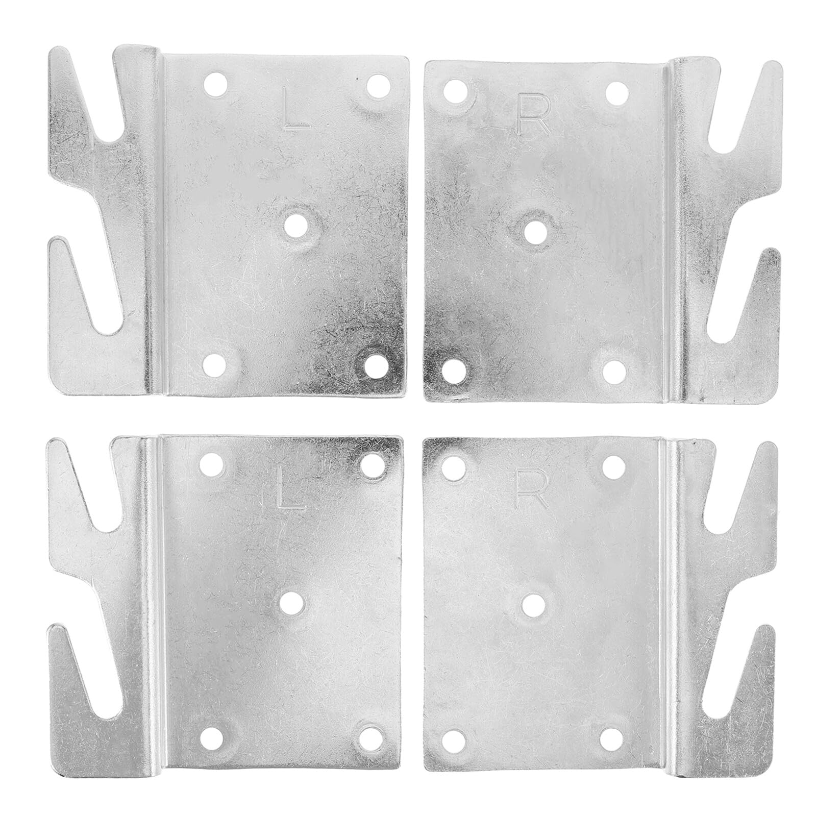 Plaque de fixation lit connecteur de longeron quincaillerie cadre bois invisible 93mm