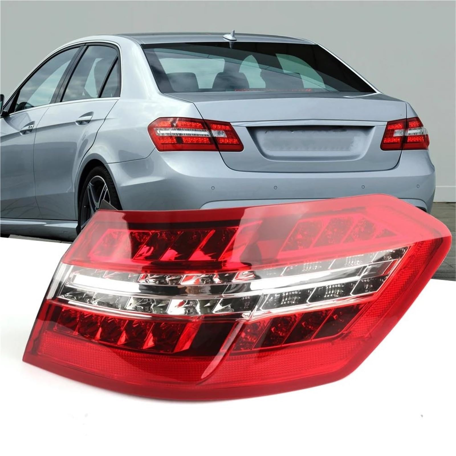 Feu Arrière Voiture Feu Arrière Gauche/droit Pour Mercedes Pour Benz Classe E W212 E350 E400 2009-2013 Stop Avec(Left-2PC)