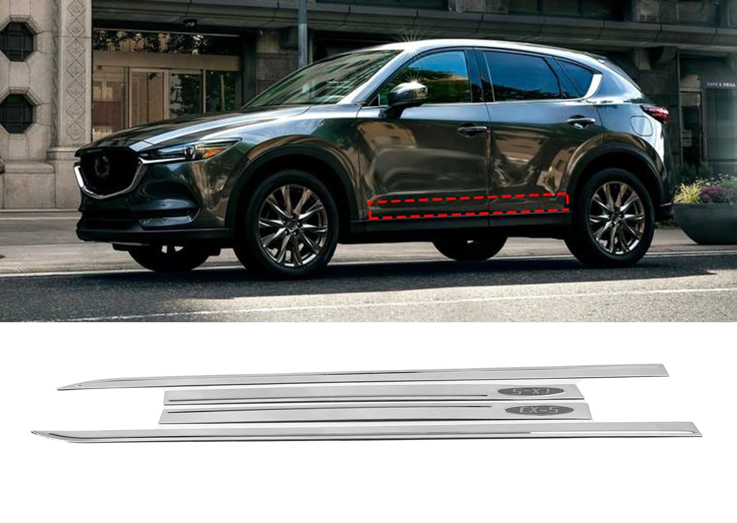 Amazon.com: GZBFTDH Chrome Door Edge Guards Trim for Mazda Cx5 CX