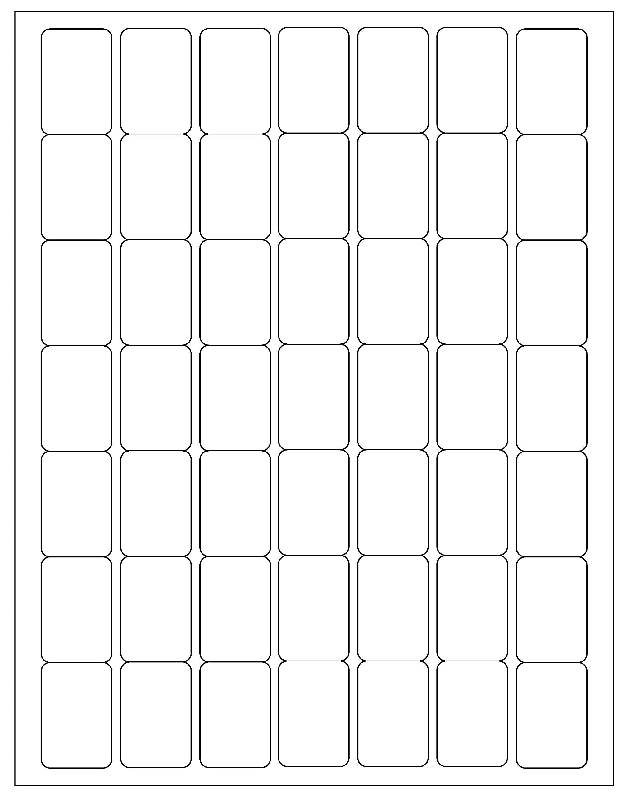 ChromaLabel 1 etiqueta imprimible de 1.50 pulgadas, compatible con impresoras láser y de inyección de tinta, 2450 calcomanías por paquete, color blanco, permanente