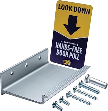 M-D Building Products 55401 Foot Operated Hands Free Door Pull, Silver