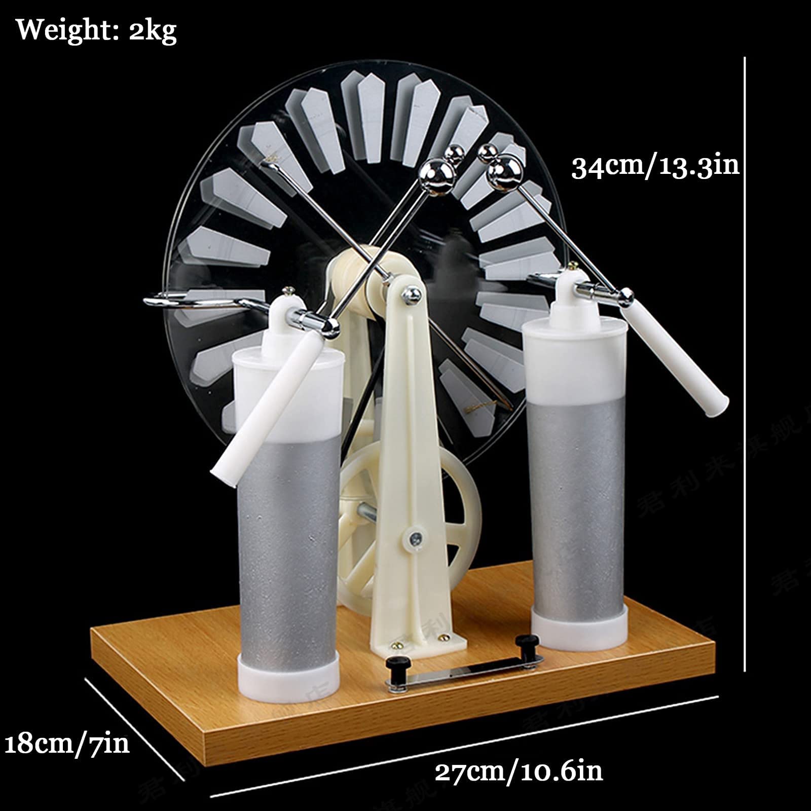 Modèle De Moteur À Induction Électrostatique - Instrument Pédagogique pour Expériences De Physique - Démonstration De L'Électricité Statique - Utilisé comme Outil Pédagogique en La