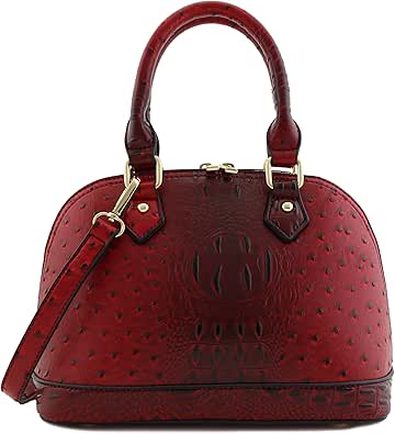 Zip-Around Saffiano Classic Dome Satchel