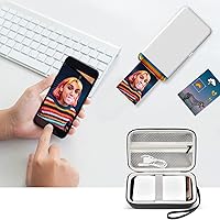 Vista 6 de PAIYULE Funda compatible con Polaroid Hi-Print/2ª generación Bluetooth conectada con impresora de fotos de bolsillo de 2 x 3 pulgadas, bolsa