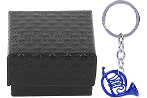 Tnfeeon Blue French Horn Keychain