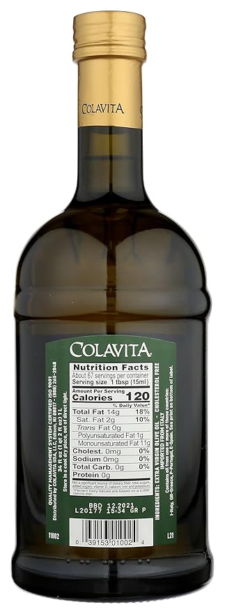 Colavita Aceite de Oliva Extra Virgen 34 fl oz miniatura 2