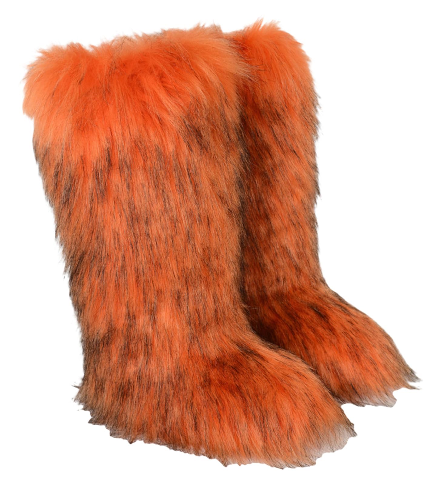 Fur Boots Women Thigh High Tall Faux Fur Snow Boots Knee High Winter Plush 20 4inches Warm Cold