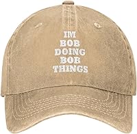 Vista 25 de Im Bob Doing Bob Things - Sombrero de camionero para hombre, sombrero de malla vintage para verano