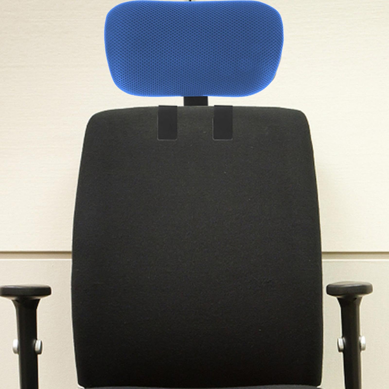 perfk Poggiatesta per Sedia da Ufficio Cuscino per la Testa per Sedia da Computer Facile da installare Cuscino per la Testa Staccabile Durevole Poggiatesta, Blu